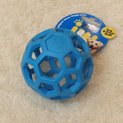 画像1: プラッツ　PLATZ　ホーリーローラーボール　ミニ　ライトブルー　【犬用品】【小・中型犬】