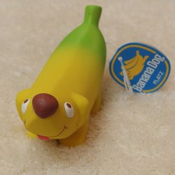画像3: PLATZ プラッツ　Banana Dog　バナナドッグ　グリーン　【犬用品】【おもちゃ】【ラテックス】