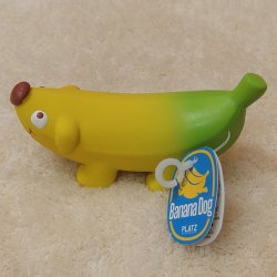 画像2: PLATZ プラッツ　Banana Dog　バナナドッグ　グリーン　【犬用品】【おもちゃ】【ラテックス】
