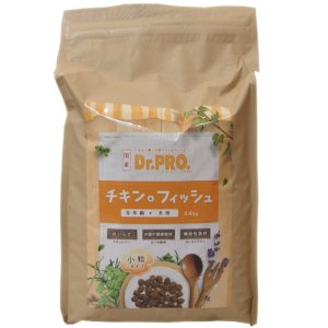 画像: ニチドウ　ドクター・プロ　(Dr.PRO.)　チキン＆フィッシュ　オールステージ　2.4kg　小粒タイプ【全年齢・犬用】【ドッグフード】【新商品】【国産ドッグフード】